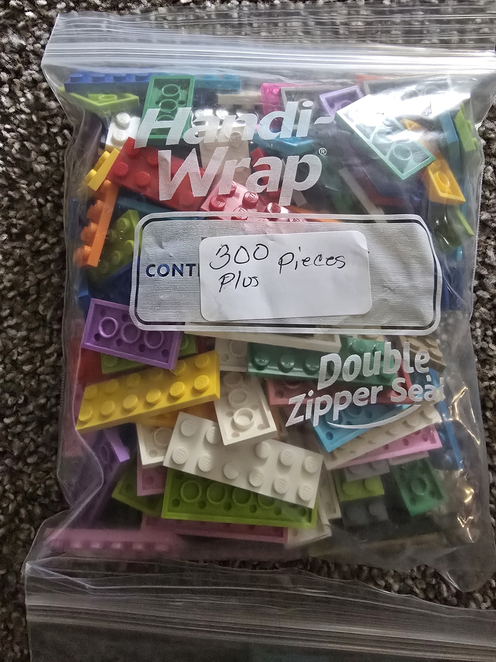 Lego Assorted White, Yellow, Green, Blue, Pink, Purple, Red, Black Plates Lot